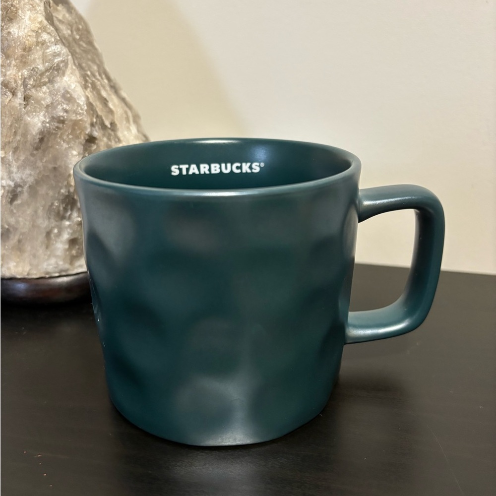 Starbucks Green Ceramic Mug